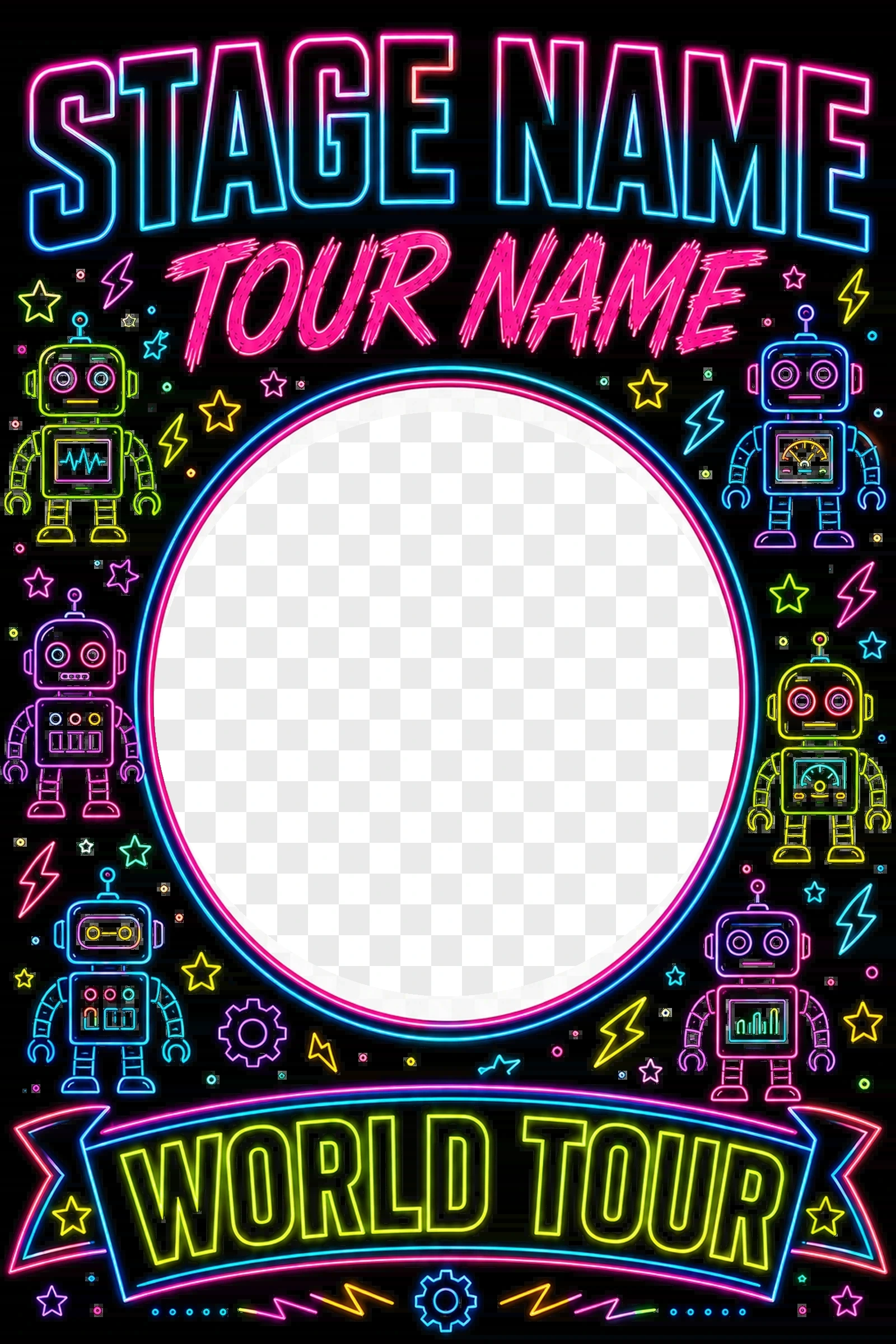 Neon Robots